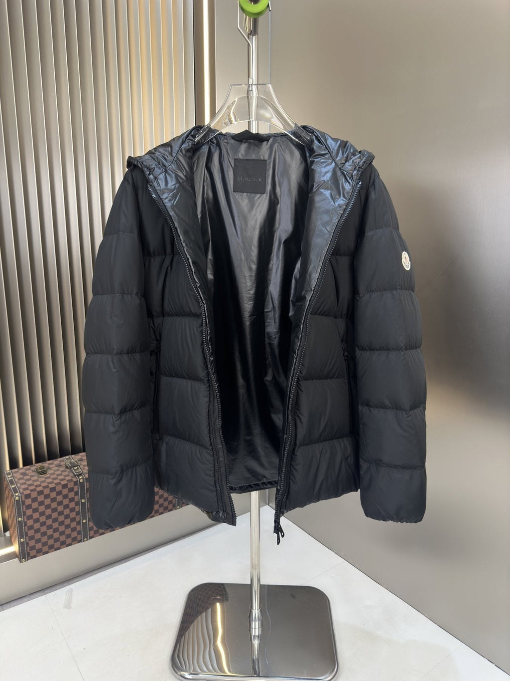 Moncler Reversible Black Puffer Coat
