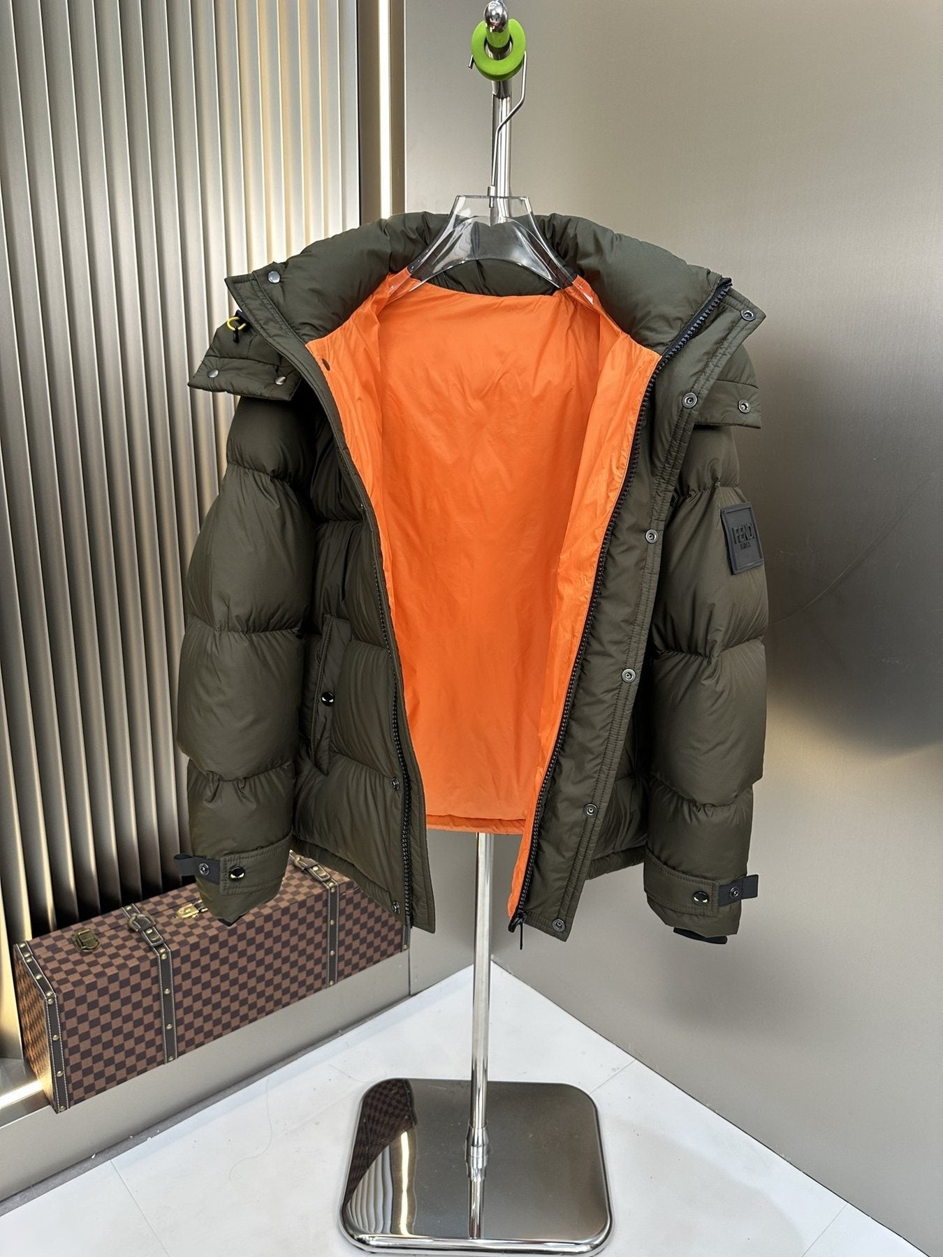 Fendi Hooded Quilted Puffer Jacket