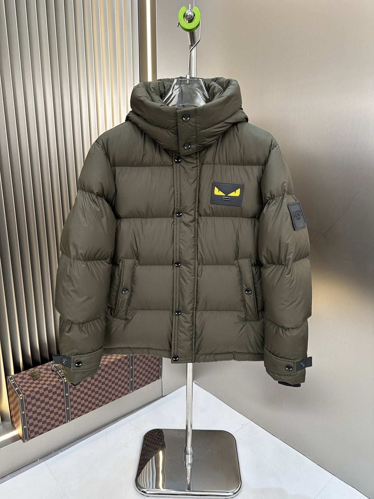 Fendi Hooded Quilted Puffer Jacket