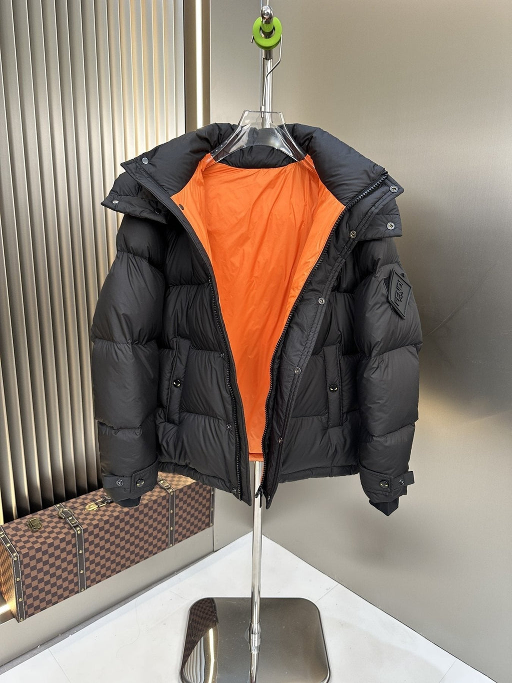 Fendi Hooded Quilted Puffer Jacket