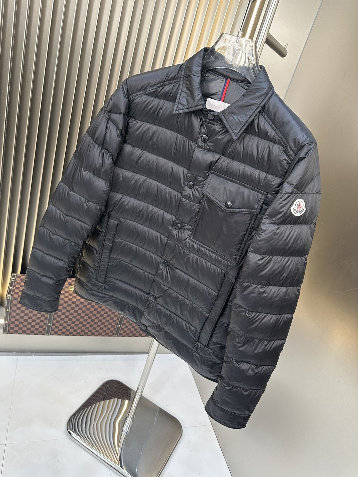 Prada Quilted Button-Front Jacket