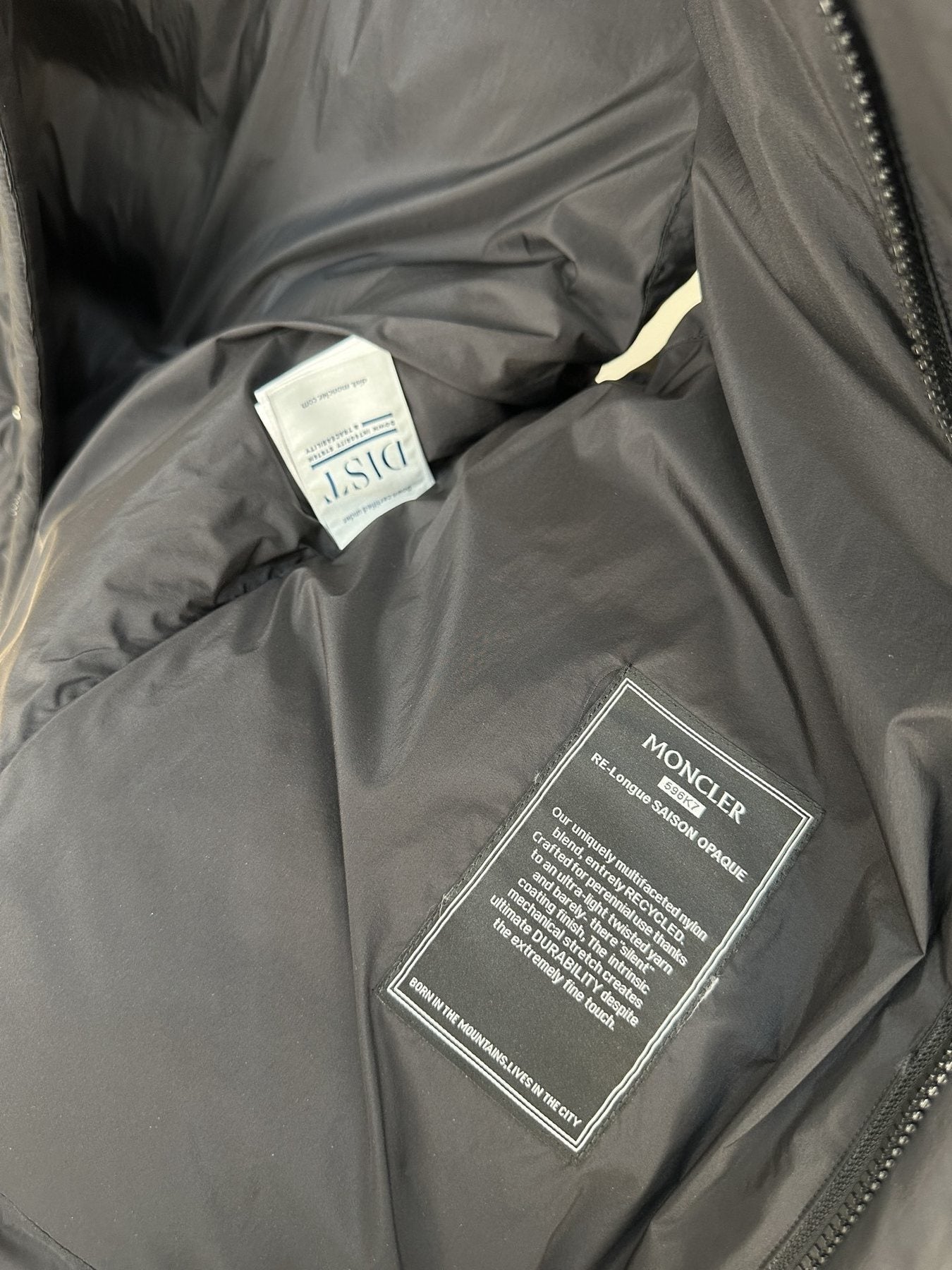 Moncler Navy Quilted Down Vest