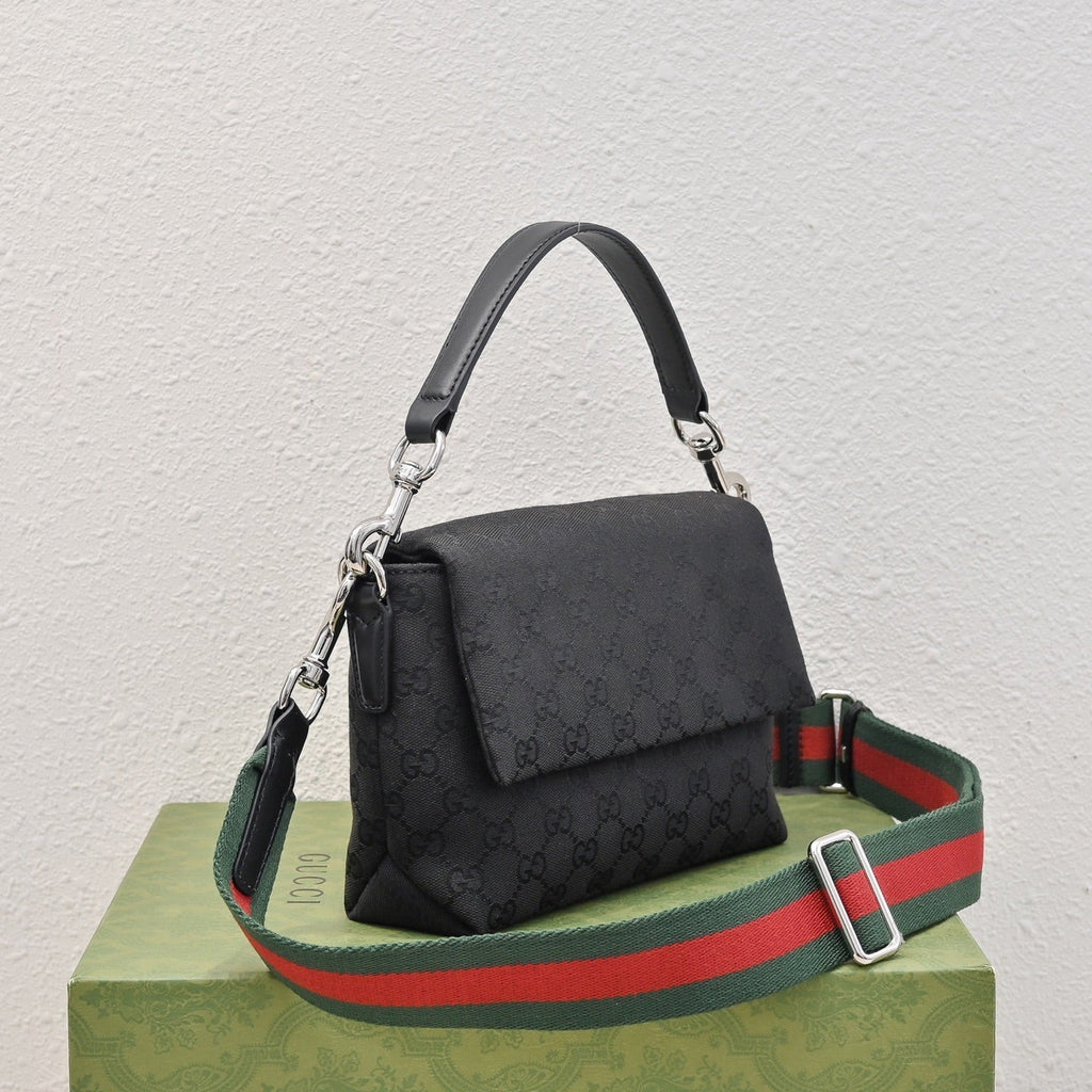 Gucci GG Canvas Small Top Handle Crossbody Bag ¨C 821617