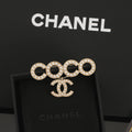 18K Chanel Coco Crush Pearls Brooch Yellow Gold-Colour Hardware