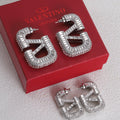 18K Valentino Crystals Earrings
