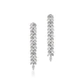 18K Tiffany Victoria Diamond Vine Drop Earrings