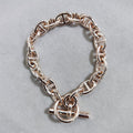 18K Hermes Cha?ne D'ancre Encha?n¡§|e Bracelet