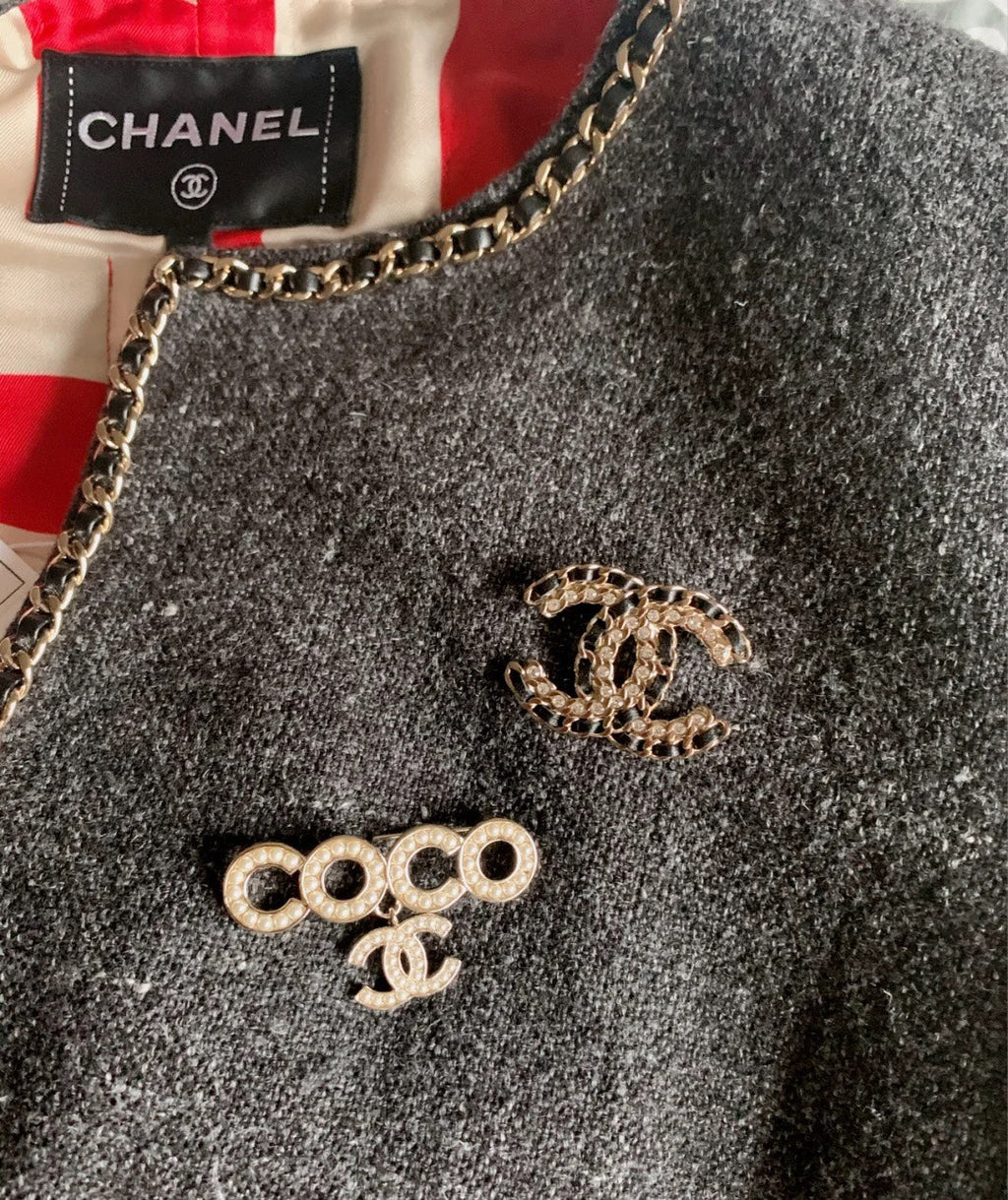 18K Chanel Coco Crush Pearls Brooch Yellow Gold-Colour Hardware