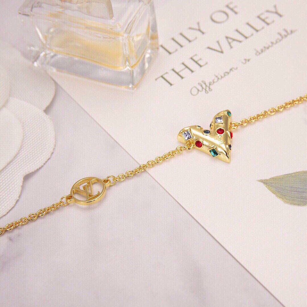18K Louis Vuitton Essential V Plan¡§¡§te Bracelet