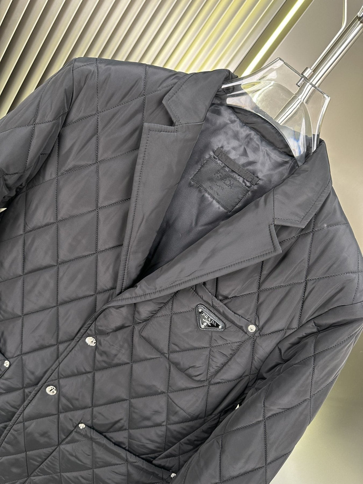 Prada Diamond-Quilted Padded Jacket