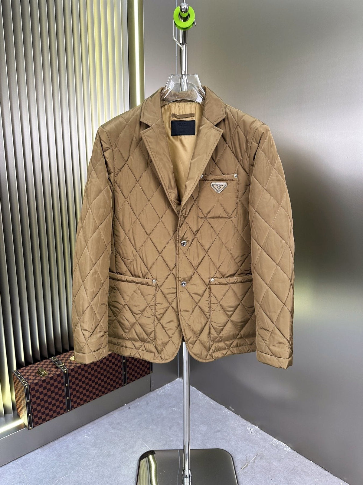 Prada Diamond-Quilted Padded Jacket