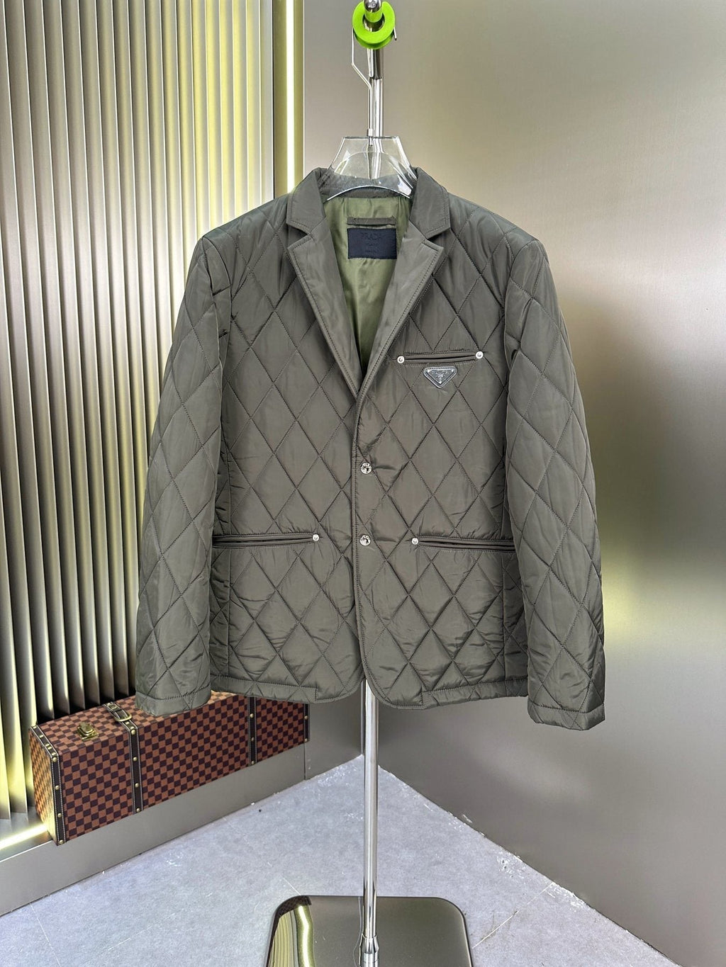 Prada Diamond-Quilted Padded Jacket