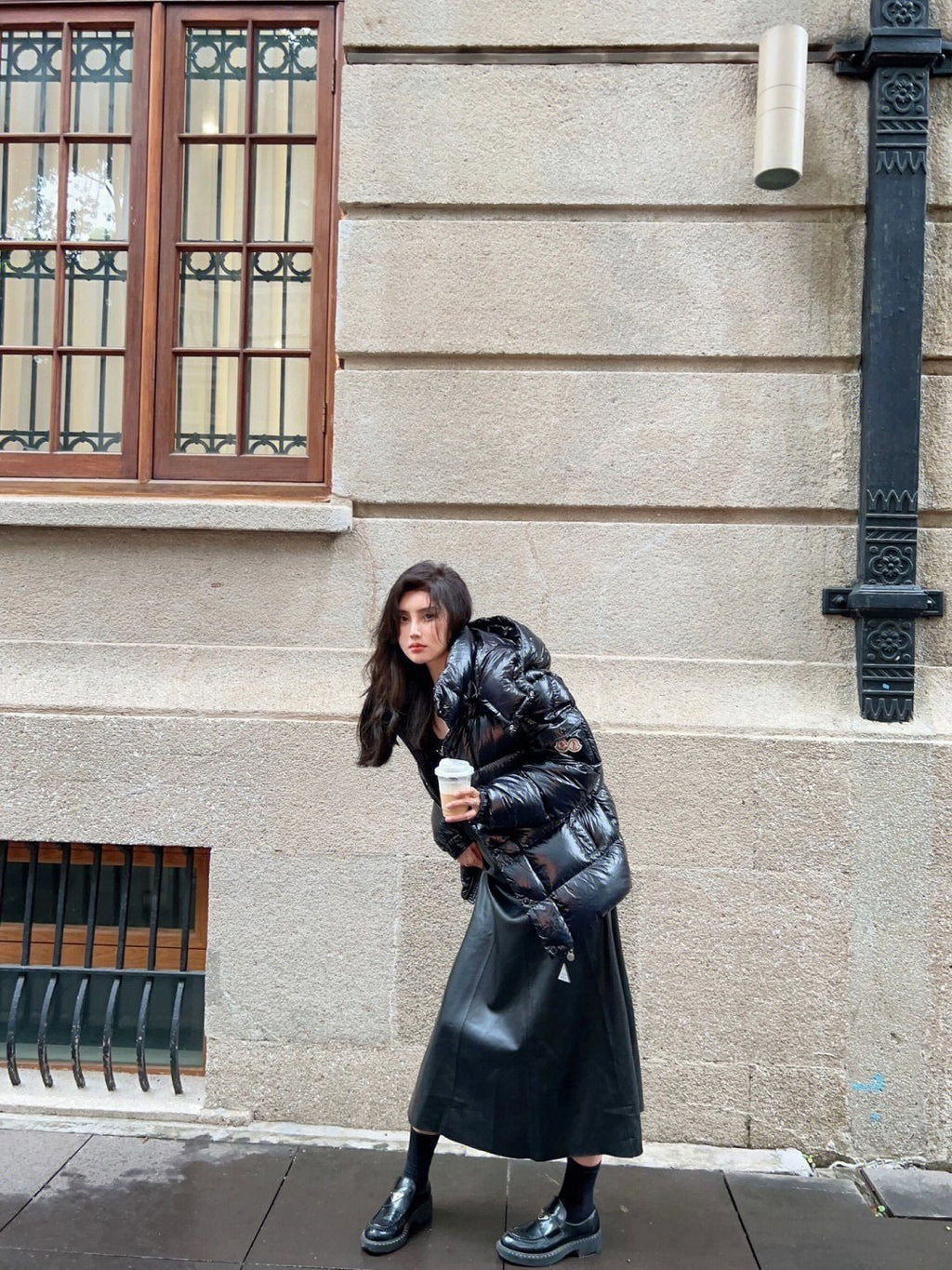 Moncler Maya Hooded Puffer Coat
