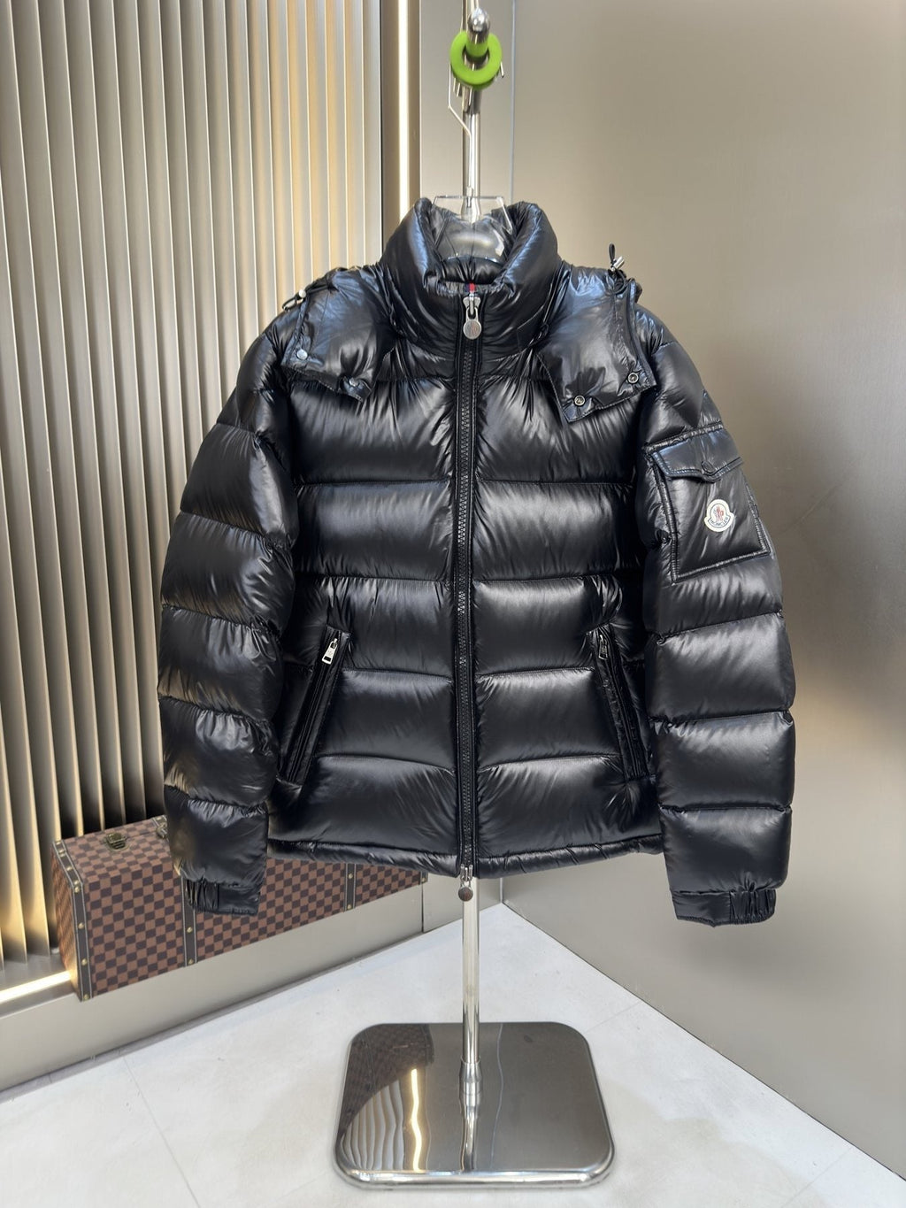 Moncler Maya Hooded Puffer Coat