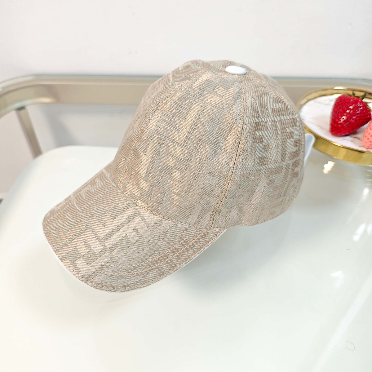 Fendi Embroidered Baseball Cap