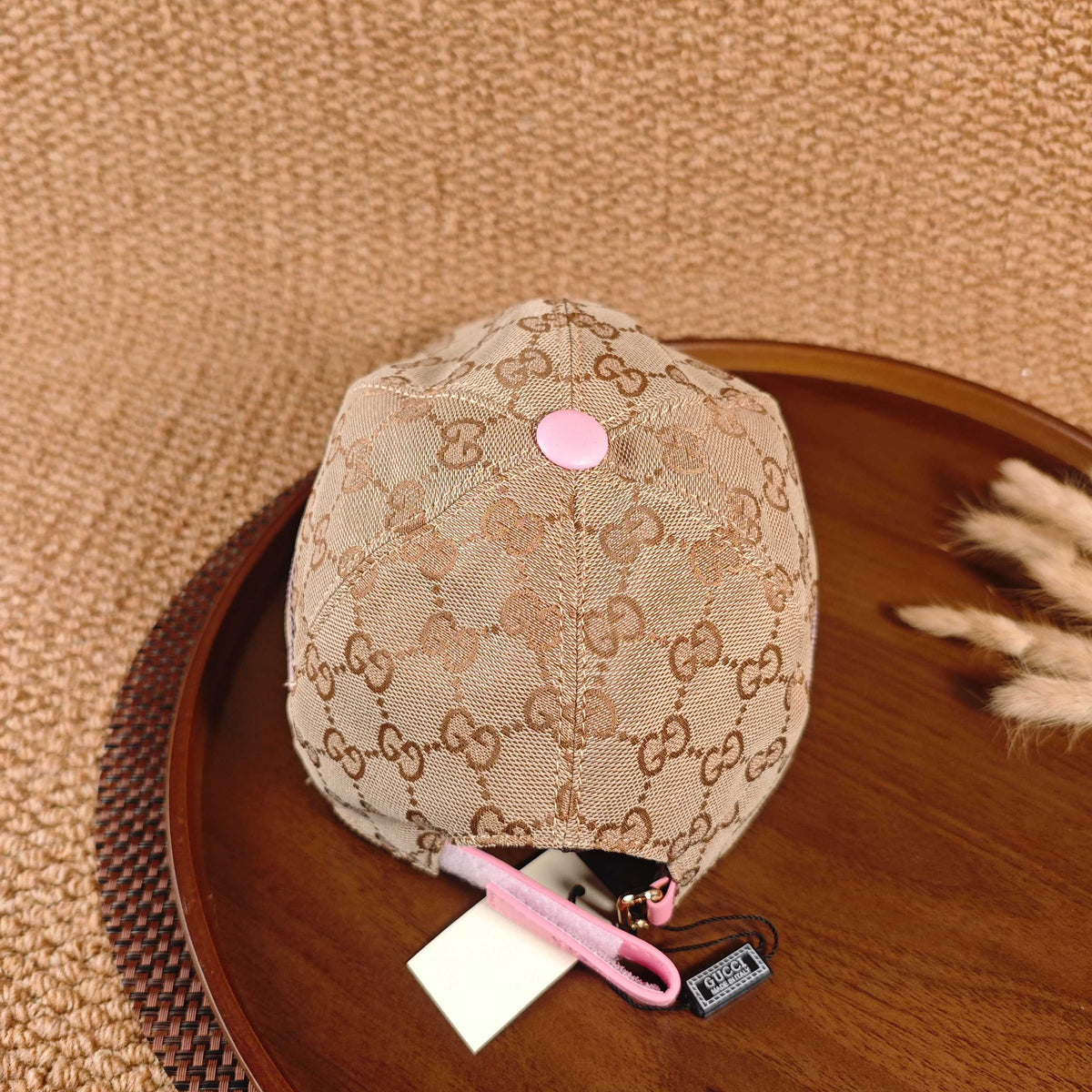 GUCCI Champagne Gold Minimalist Baseball Cap