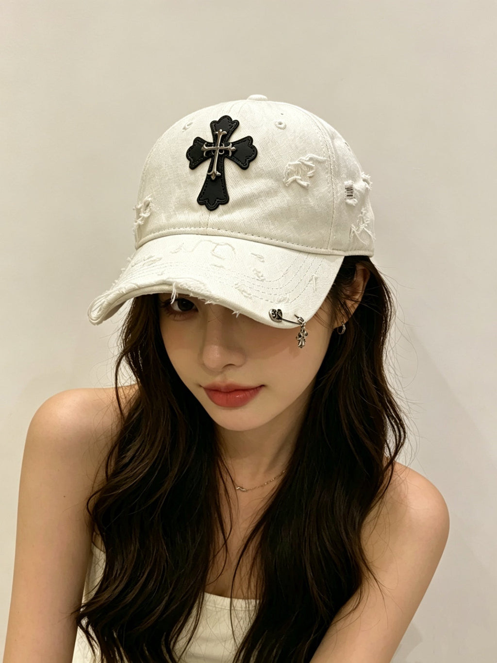 CHROME HEARTS Washed Baseball Cap