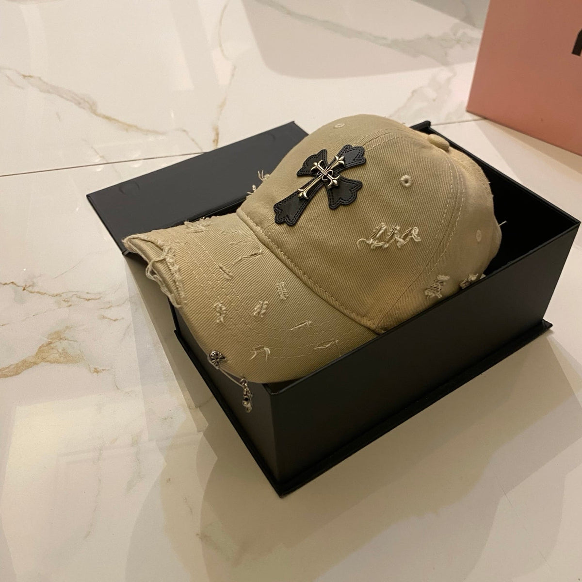 CHROME HEARTS Washed Baseball Cap