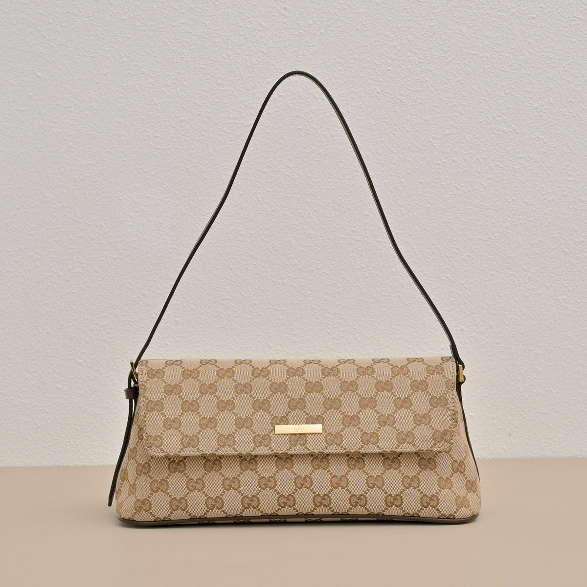 GUCCI GG Madison Denim Shoulder Bag