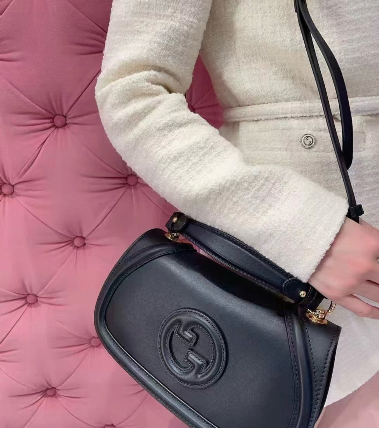Gucci GG Emblem Mini Tote Bag ¨C 855491