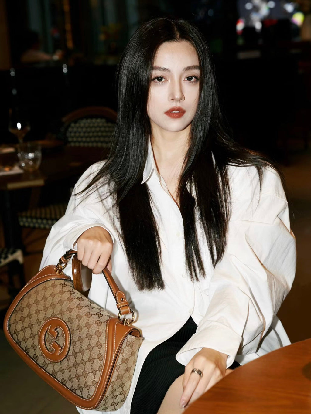 Gucci GG Emblem Mini Tote Bag ¨C 815714