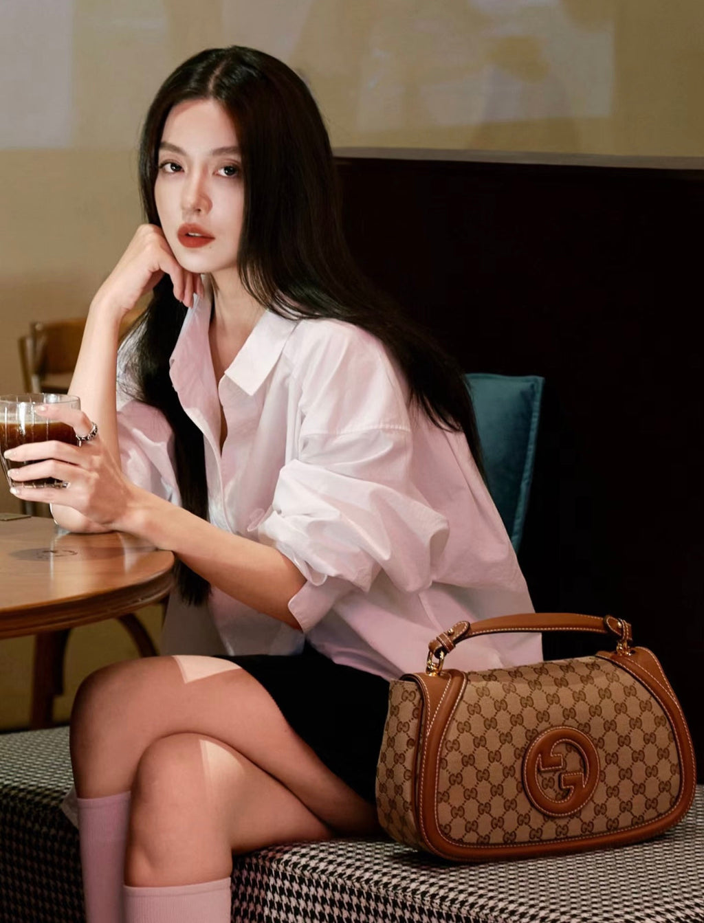 Gucci GG Emblem Mini Tote Bag ¨C 815714