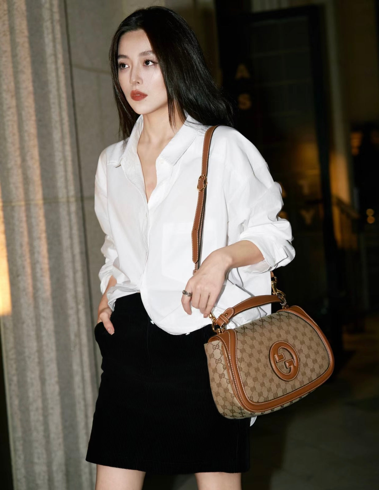 Gucci GG Emblem Mini Tote Bag ¨C 815714