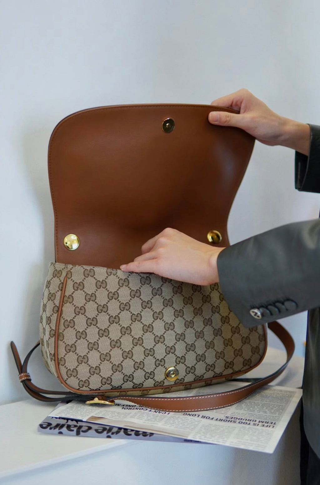 Gucci GG Emblem Mini Tote Bag ¨C 815714