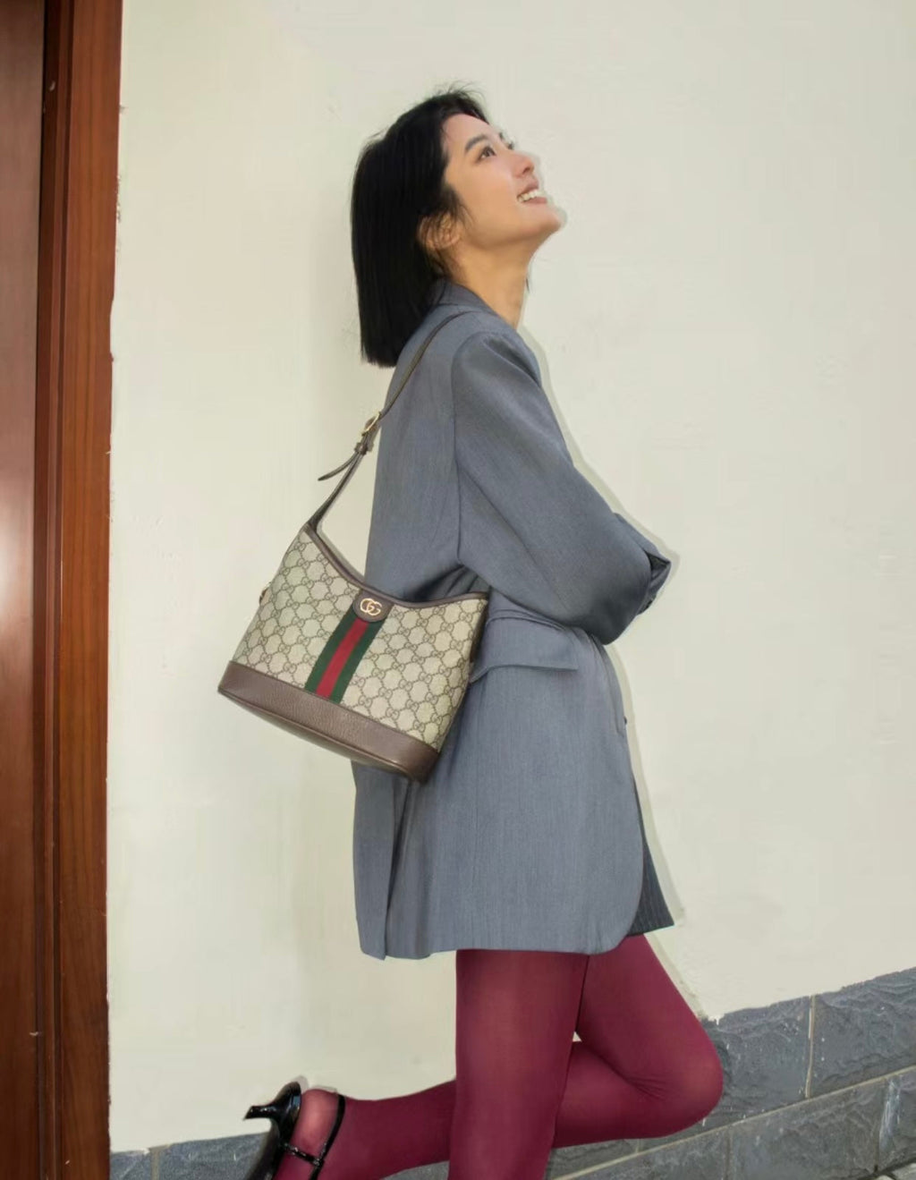 Gucci Ophidia GG Supreme Bucket Bag ¨C 781402