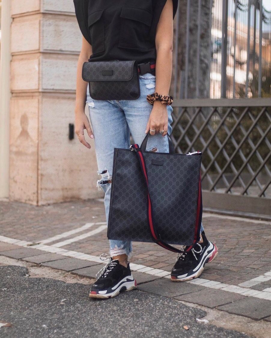 Gucci Black Belt Bag ¨C 598113