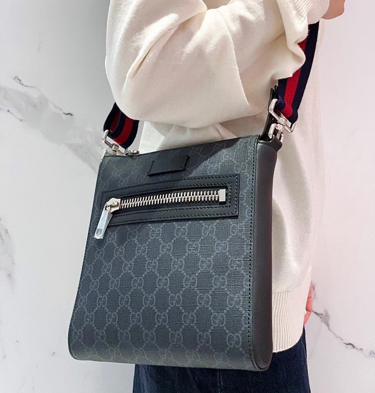 Gucci GG Black Backpack ¨C 474137