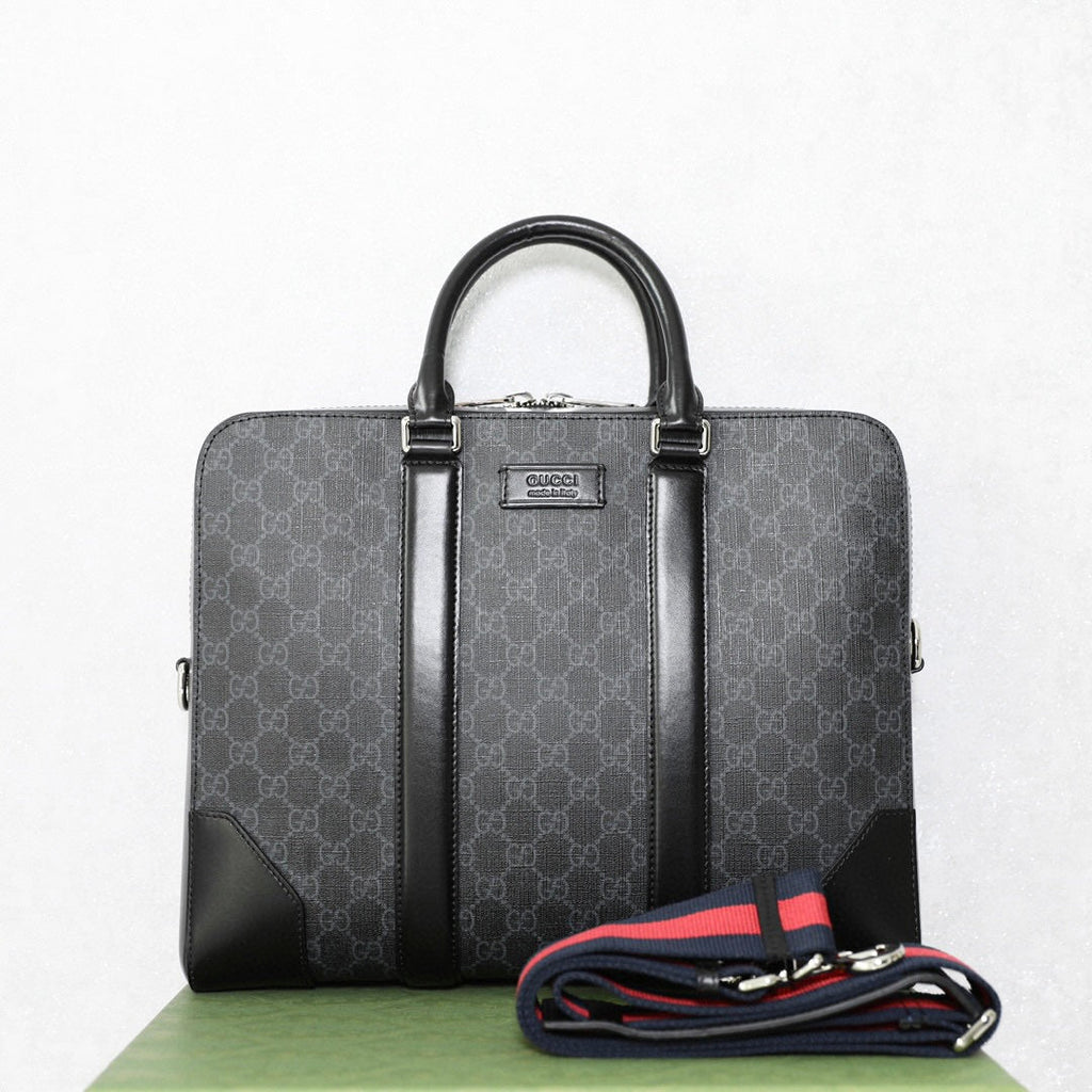 Gucci GG Black Briefcase ¨C 474135