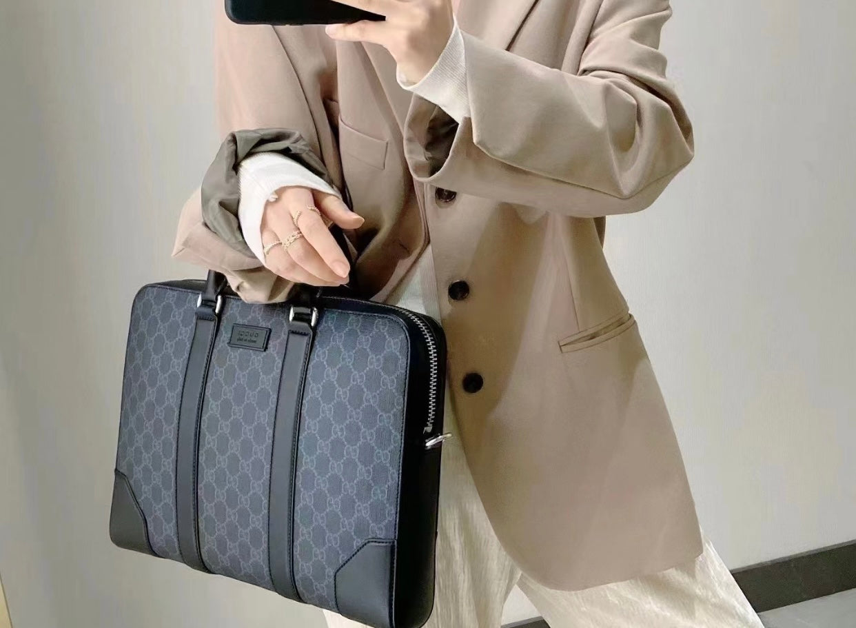 Gucci GG Black Briefcase ¨C 474135