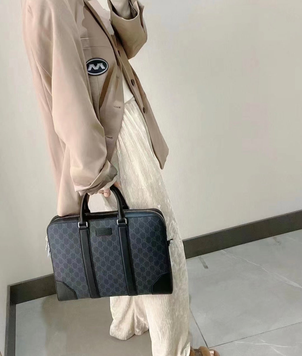 Gucci GG Black Briefcase ¨C 474135