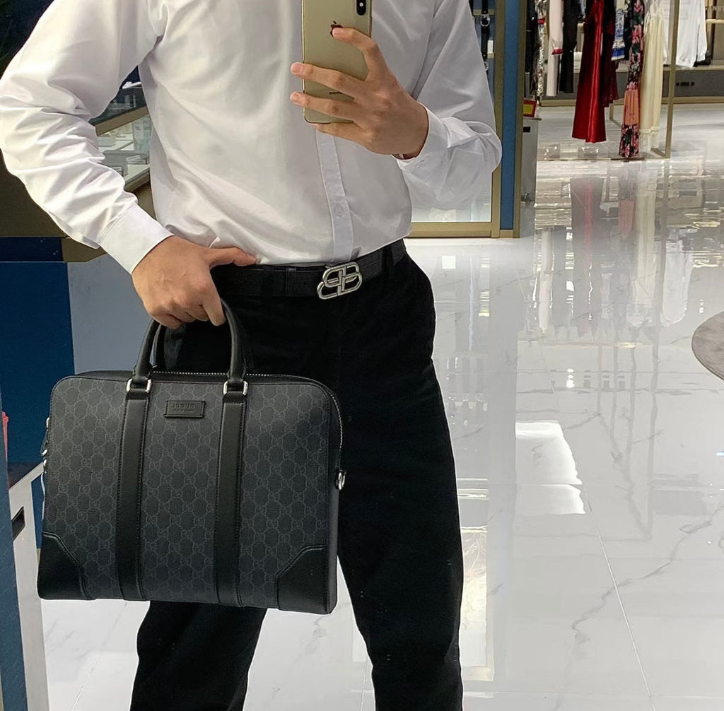 Gucci GG Black Briefcase ¨C 474135