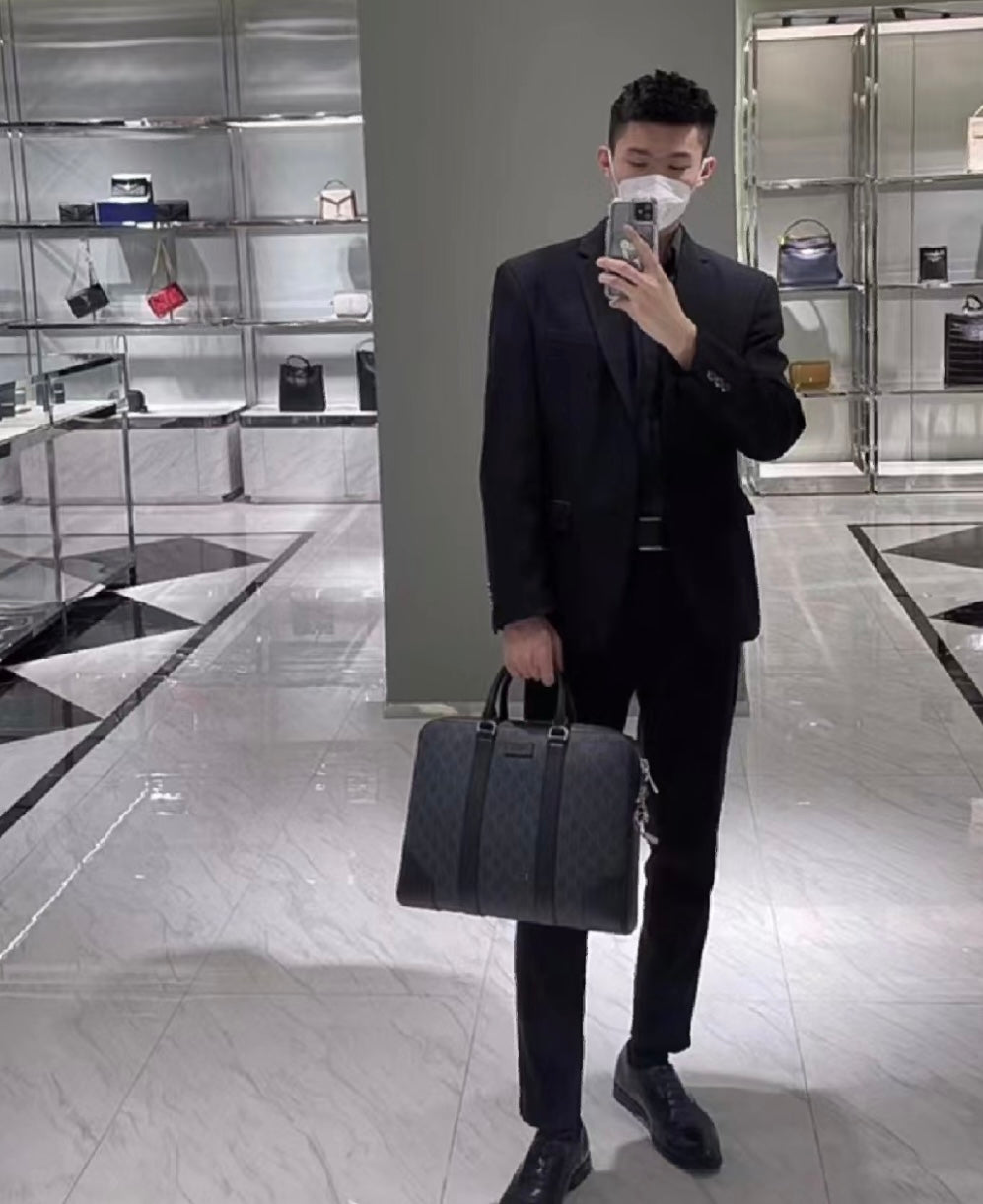Gucci GG Black Briefcase ¨C 474135