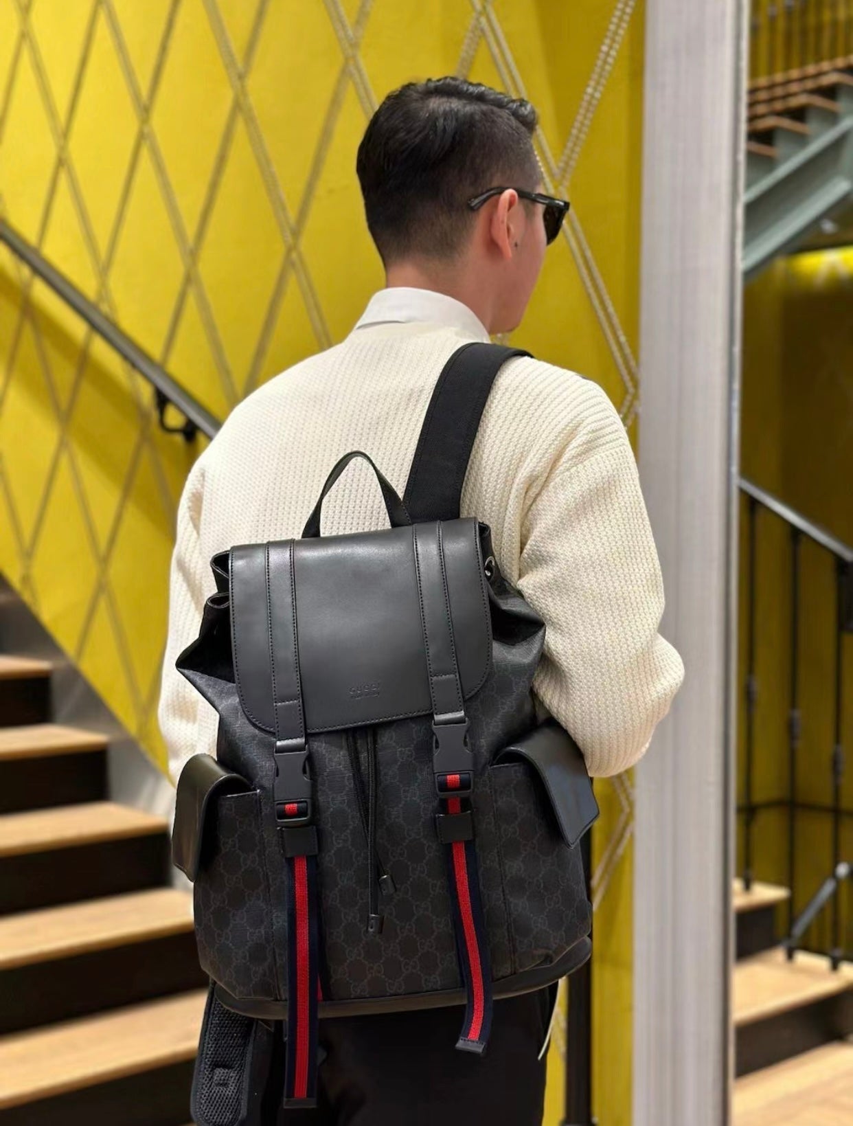 Gucci GG Black Backpack ¨C 495563