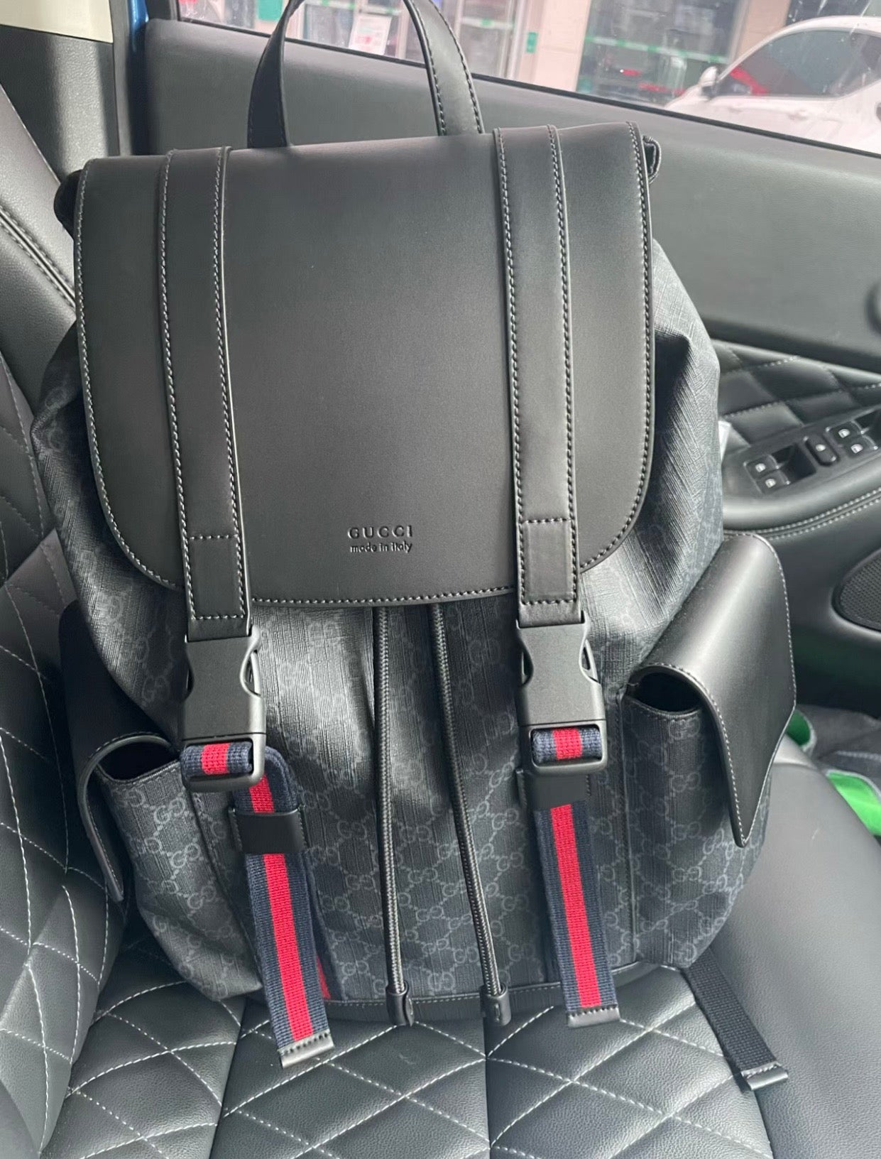 Gucci GG Black Backpack ¨C 495563