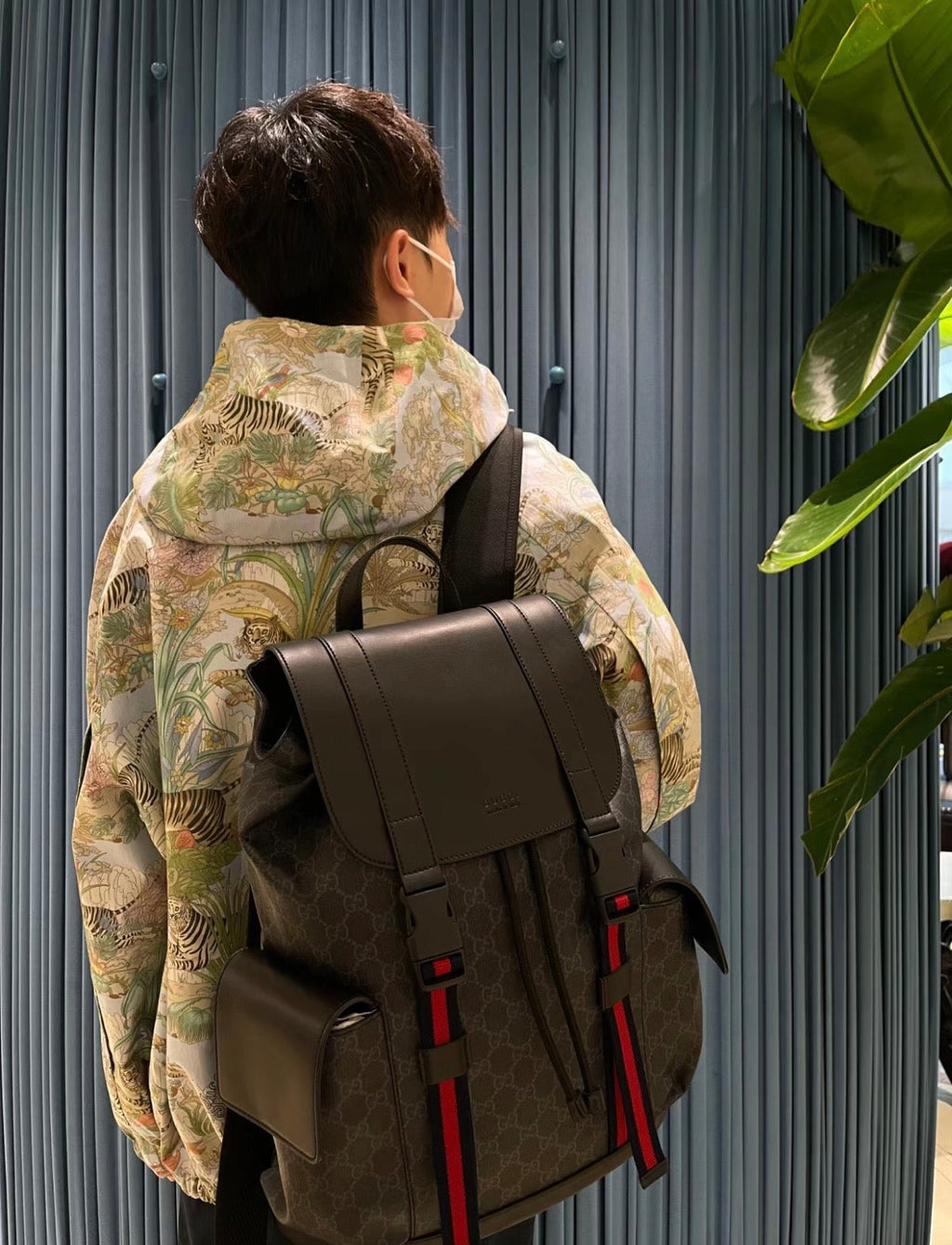 Gucci GG Black Backpack ¨C 495563
