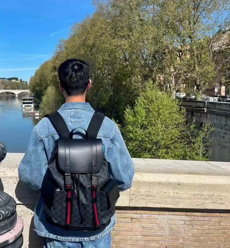 Gucci GG Black Backpack ¨C 495563