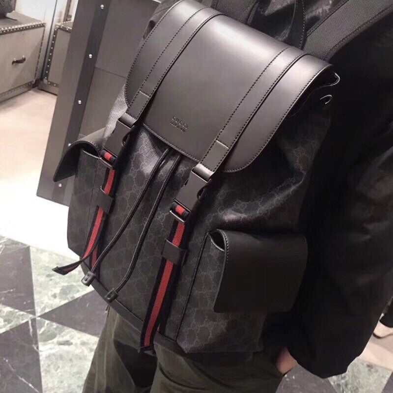 Gucci GG Black Backpack ¨C 495563