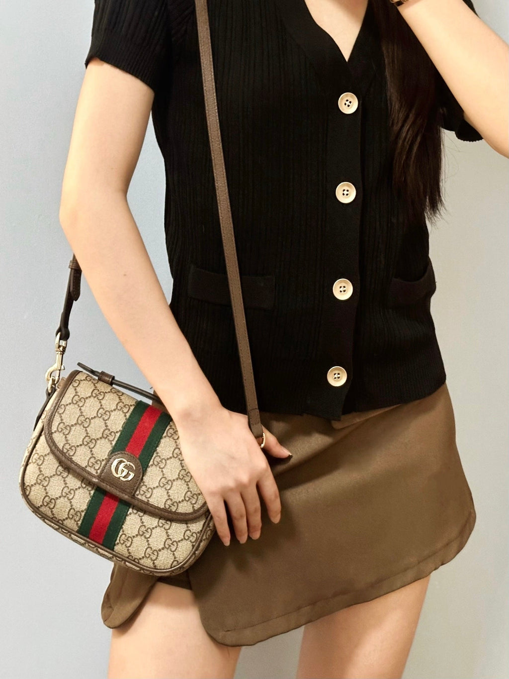 Gucci Ophidia Mini Top Handle Shoulder Bag ¨C 836843