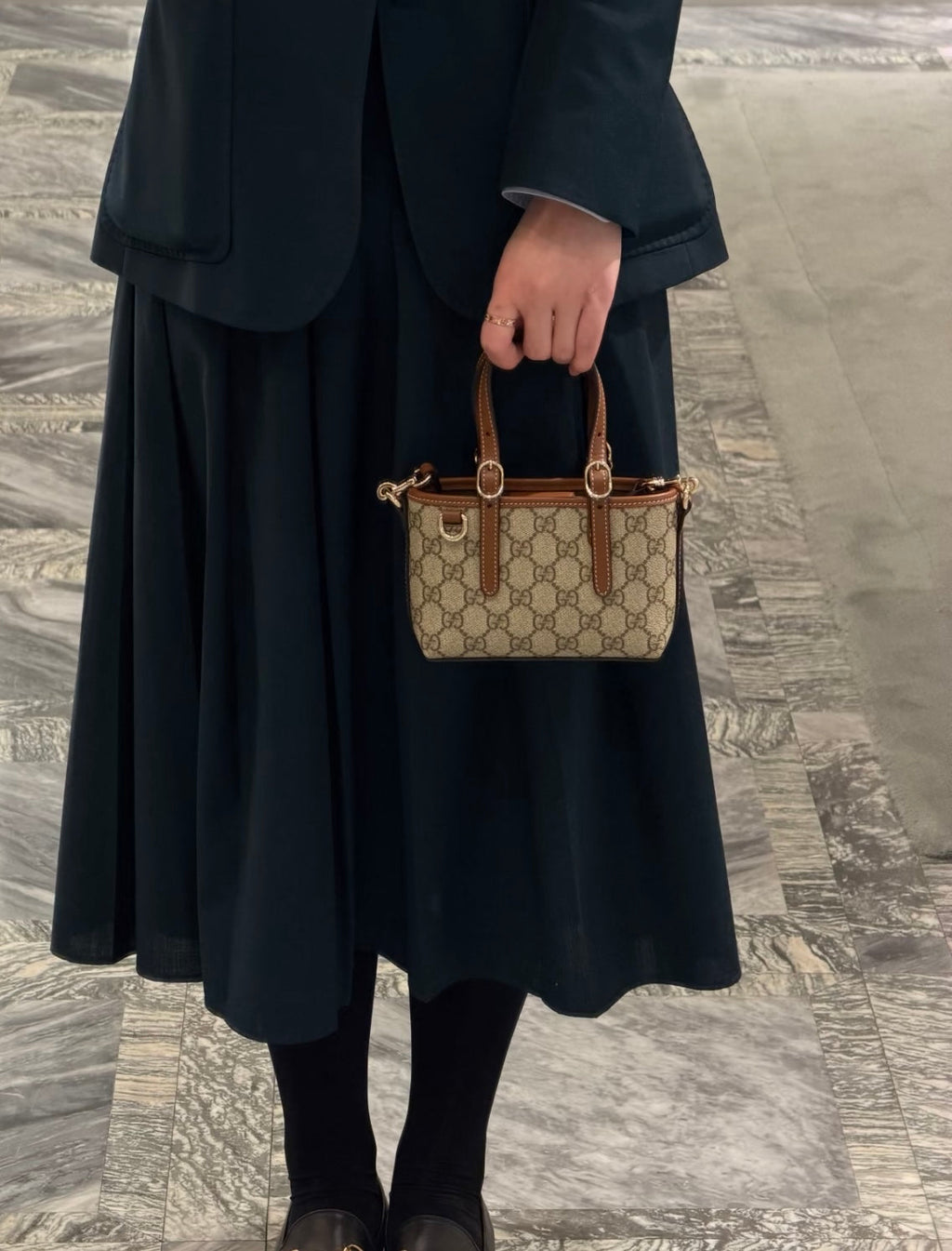 Gucci GG Emblem Mini Tote Bag ¨C 855491