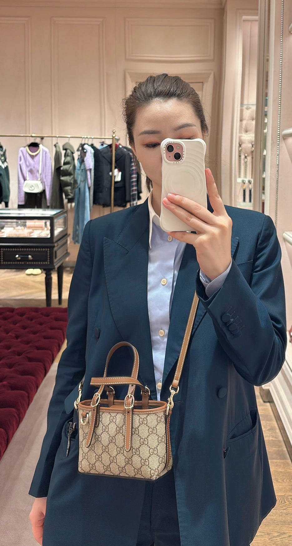 Gucci GG Emblem Mini Tote Bag ¨C 855491