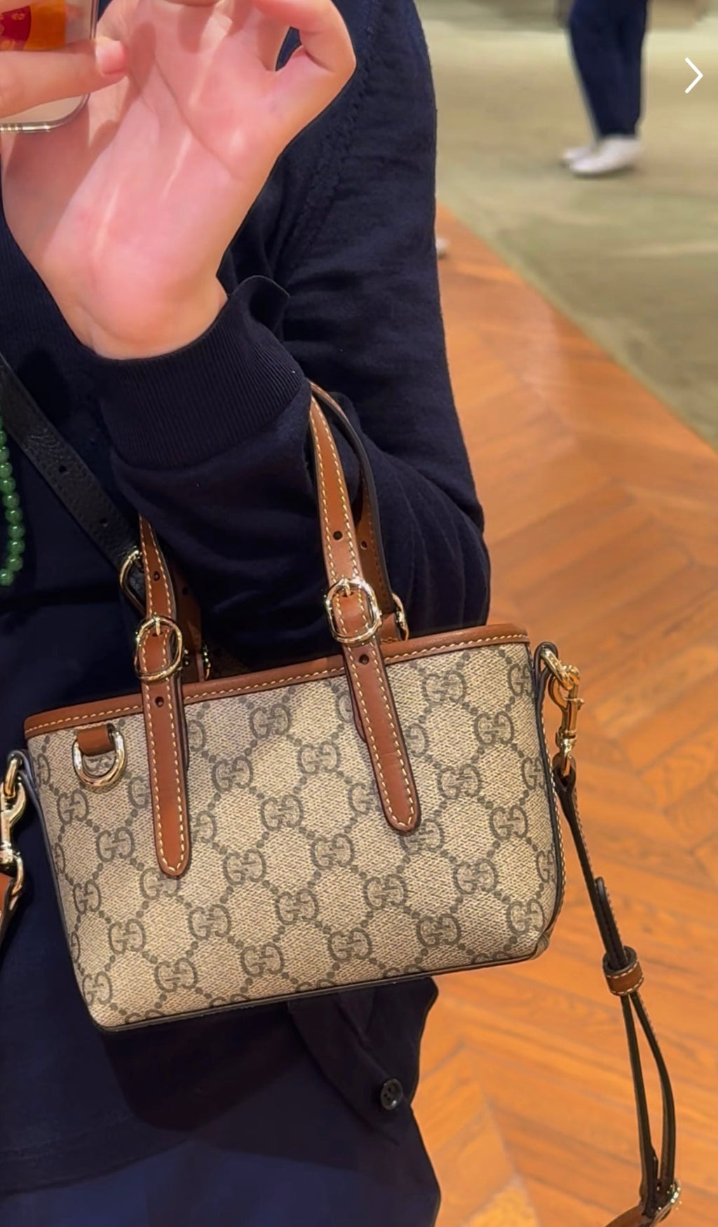 Gucci GG Emblem Mini Tote Bag ¨C 855491