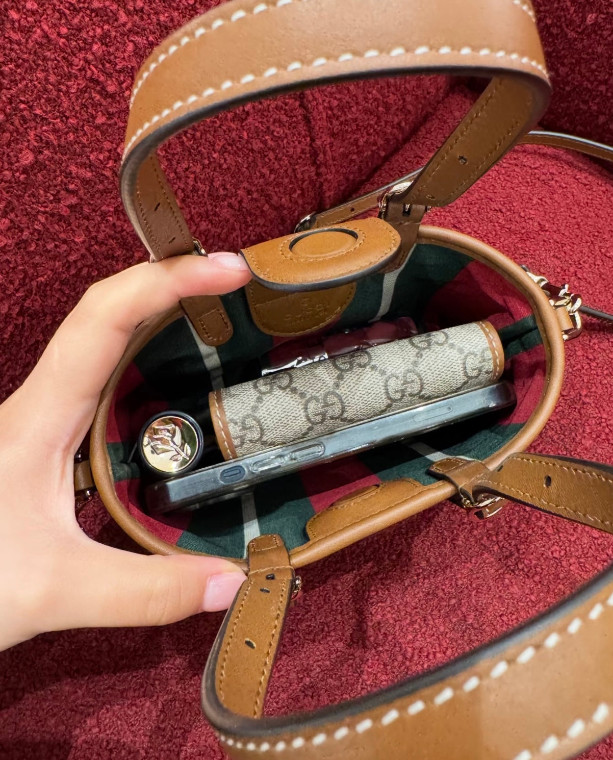 Gucci GG Emblem Mini Tote Bag ¨C 855491