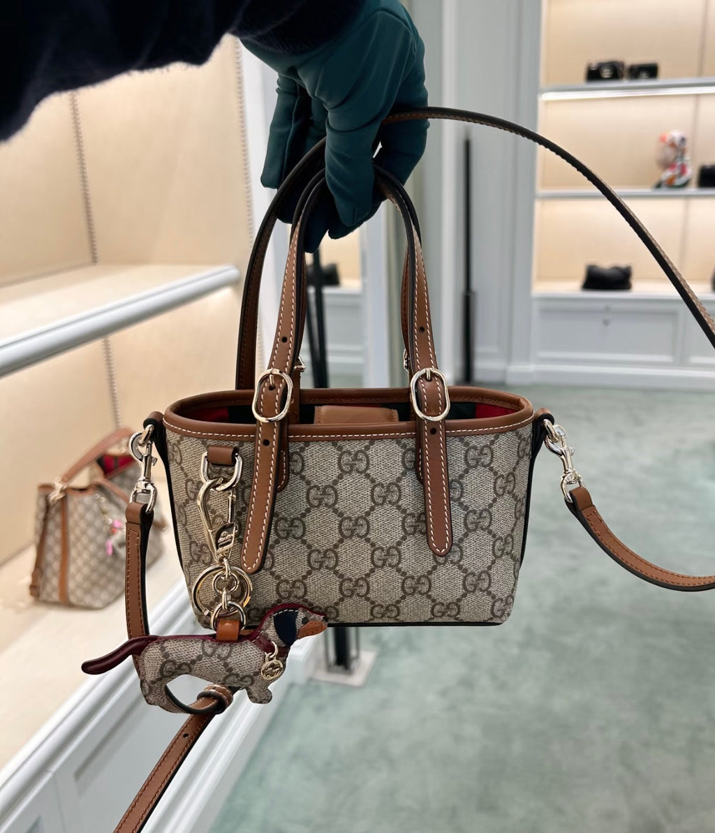 Gucci GG Emblem Mini Tote Bag ¨C 855491