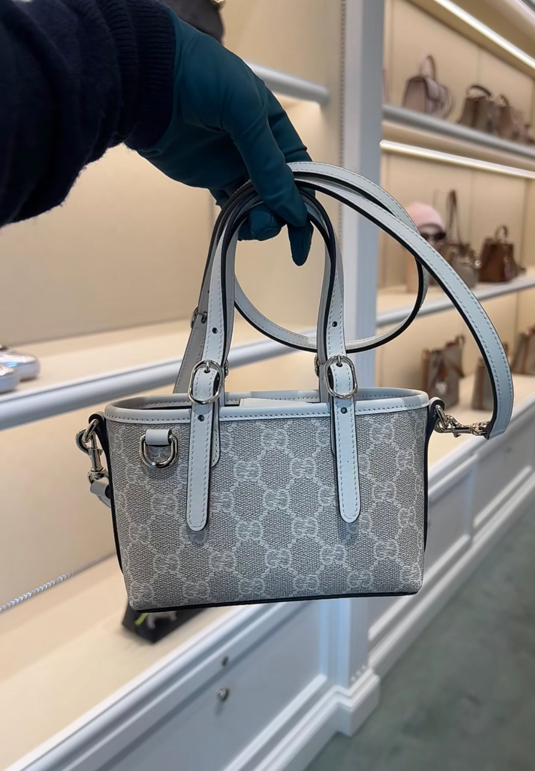 Gucci GG Emblem Mini Tote Bag ¨C 855491