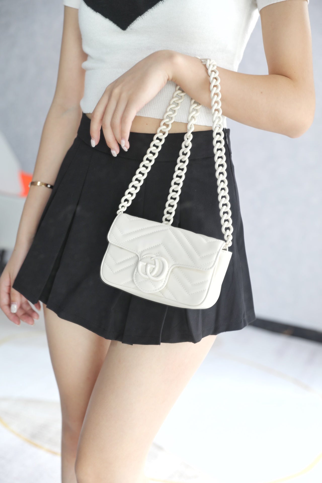 Gucci GG Marmont Macaron Nano Shoulder Bag ¨C 699757