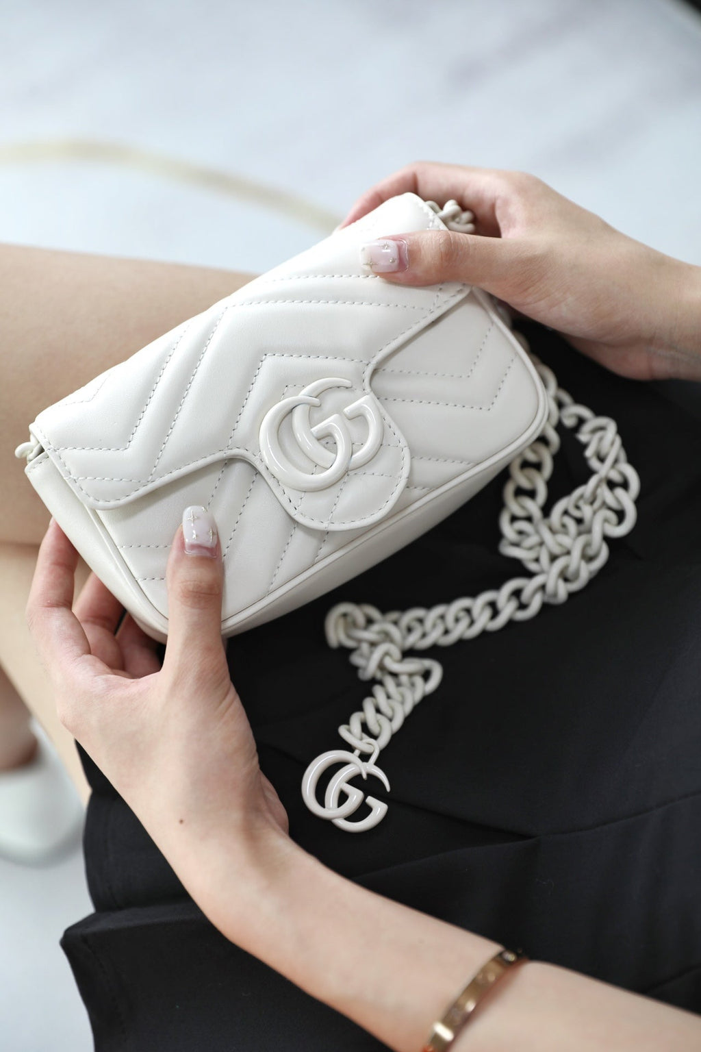 Gucci GG Marmont Macaron Nano Shoulder Bag ¨C 699757